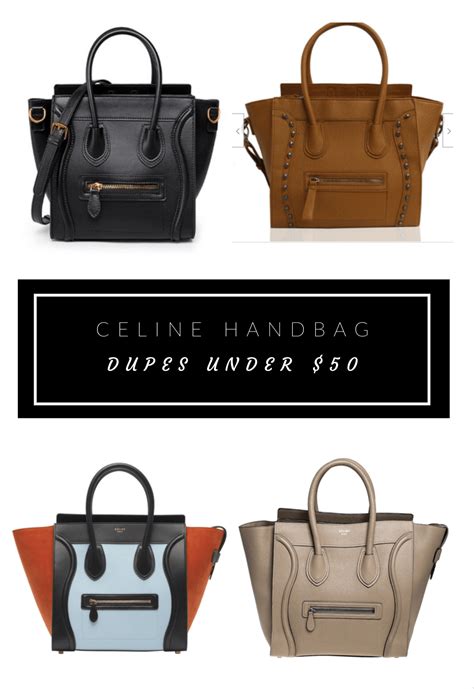 celine bag leather replica|affordable handbags celine look alike.